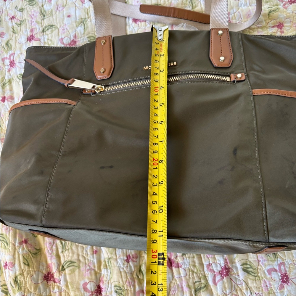 Michael Kors Olive and Tan Men's Backpack  #018 - Picture 4 of 15